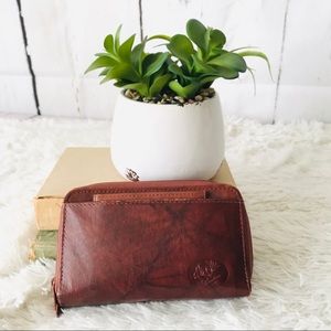 Buxton Genuine Leather brown wallet